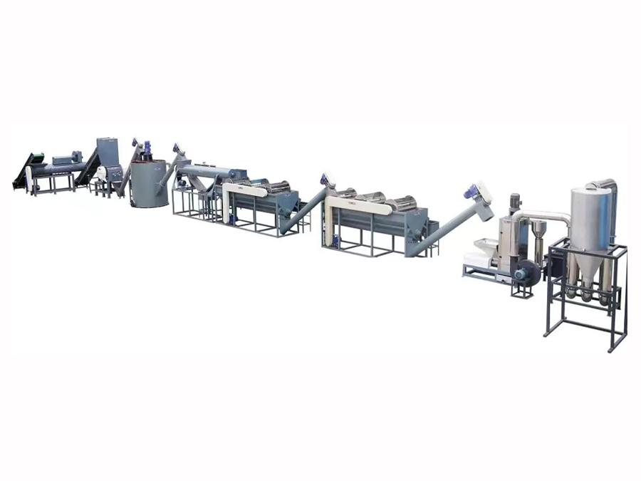 PET材料热洗生产线